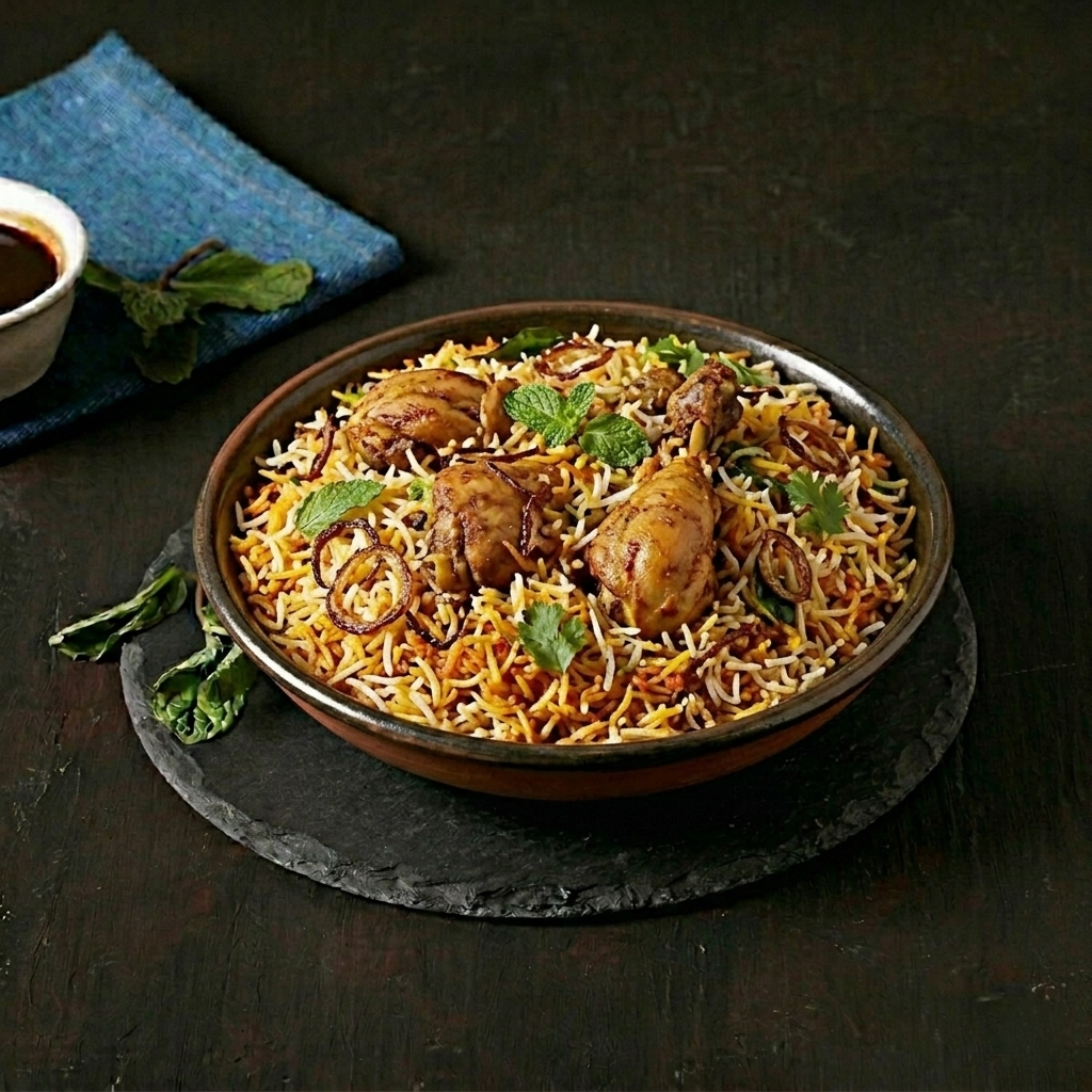 Hyderabadi Chicken Biryani
